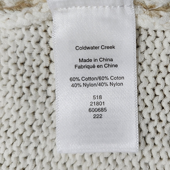 Coldwater Creek Women's Three-Quarter Sleeve Cardigan - Picture 7 of 7